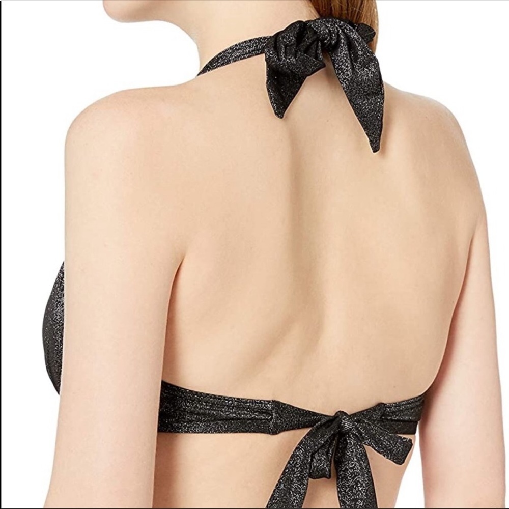 Kenneth Cole Shimmer Charcoal Push-Up Bikini Top 36 B/C - Picture 7 of 12